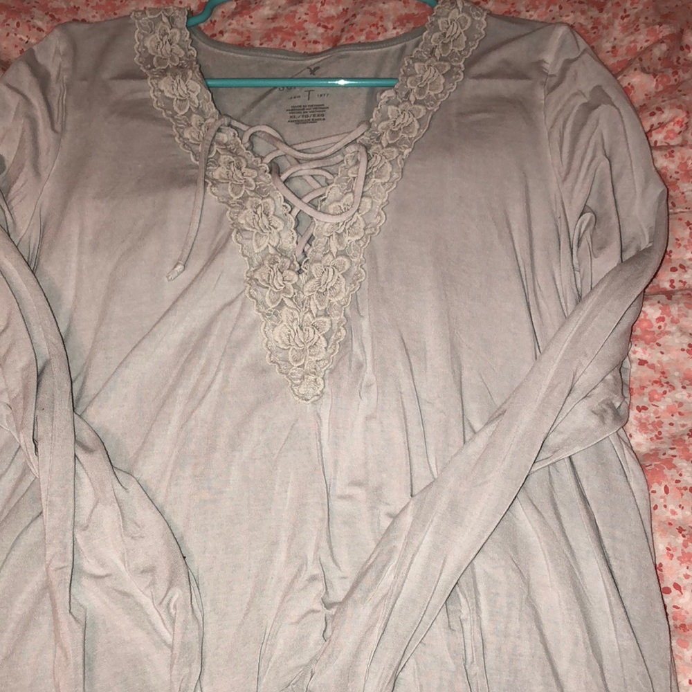 AE Lace Up Top!